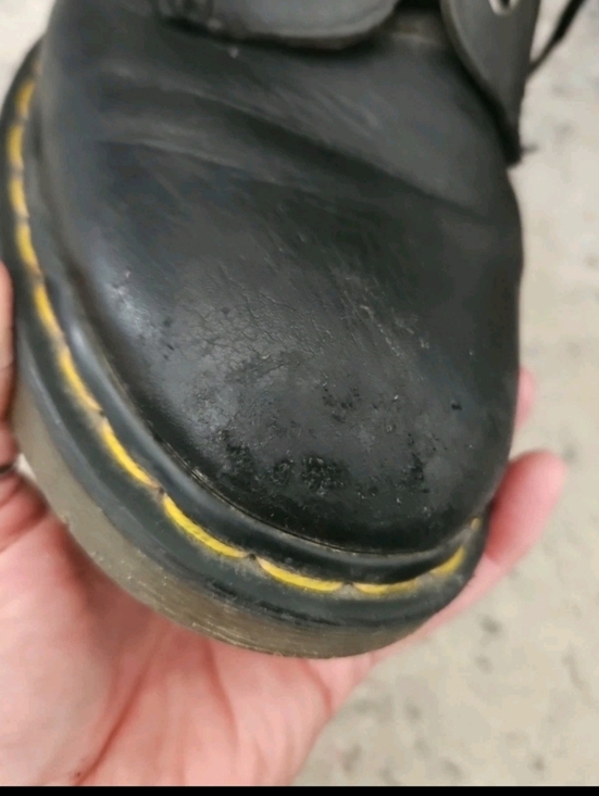 Dr. Martens Unisex 1460 Black Pebbled Leather Classic Rock Punk Boot 7m 9W main image 9